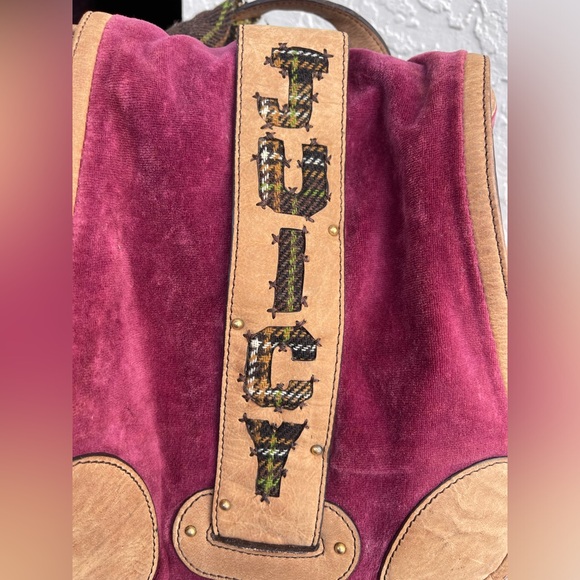 Rare y2k Juicy couture velour Backpack - Picture 4 of 11